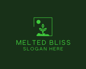 Green Plant Gardening logo design