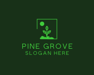 Green Plant Gardening logo design