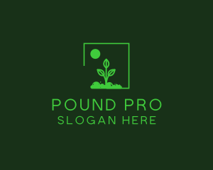 Green Plant Gardening logo design