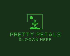 Green Plant Gardening logo design