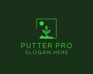 Green Plant Gardening logo design