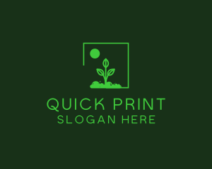 Green Plant Gardening logo design