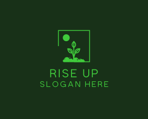 Green Plant Gardening logo design