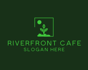 Green Plant Gardening logo design