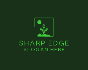 Green Plant Gardening logo design