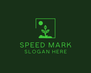 Green Plant Gardening logo design