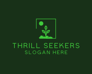 Green Plant Gardening logo design