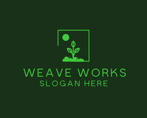 Green Plant Gardening logo design