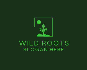 Green Plant Gardening logo design