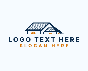 Repair - Home Roofing Maintenance logo design