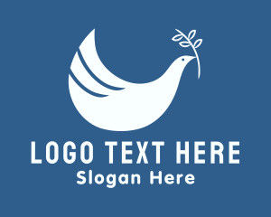 Ngo - Peace Freedom Dove logo design