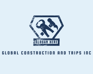 Repairman Hammer Pliers  Logo