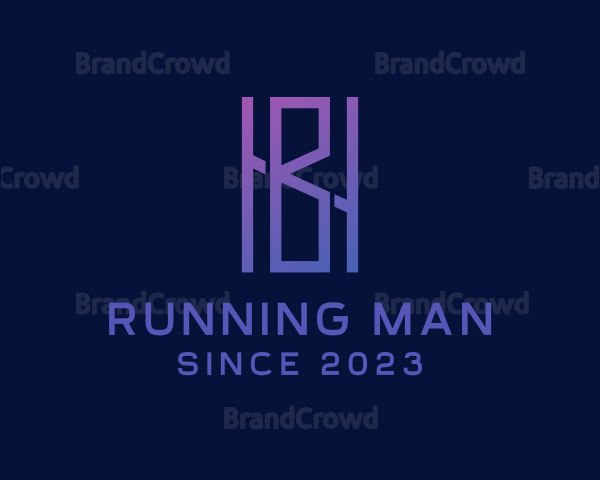 Elegant Business Brand Letter HB Logo