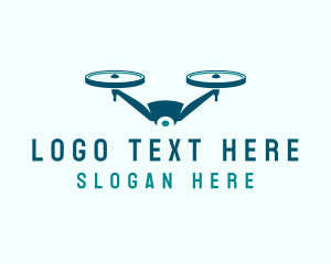 Drone - Aerial Drone Surveillance logo design