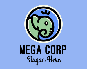 Big - Baby Elephant Prince logo design