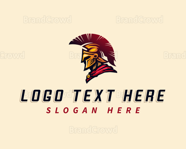 Gladiator Spartan Warrior Logo