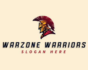 Gladiator Spartan Warrior logo design