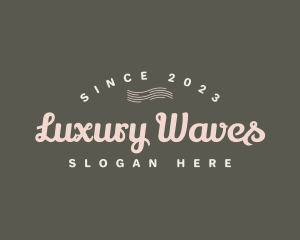 Handcrafted Waves Fashion logo design