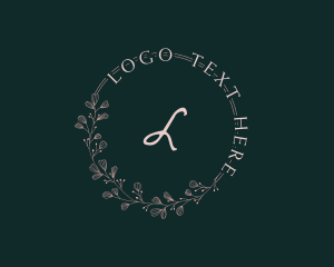 Vlogger - Florist Wedding Wreath logo design