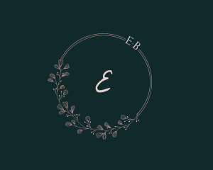Wedding Planner - Florist Wedding Wreath logo design