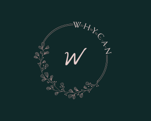 Interior Design - Florist Wedding Wreath logo design