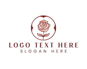 Florist - Elegant Rose Wellness logo design