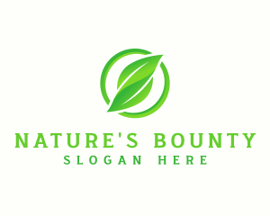 Leaf Natural Herb logo design