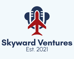 Aviator - Aviation Travel Podcast logo design