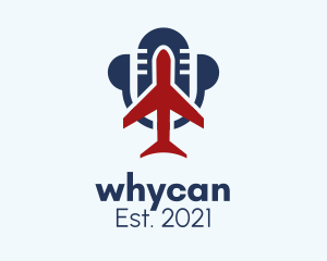 Talk Radio - Aviation Travel Podcast logo design