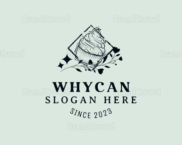 Premium Bakery Cupcake Logo