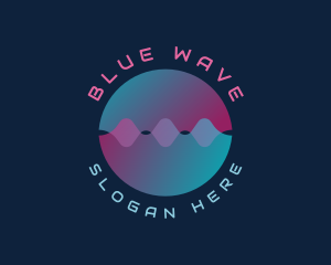 Digital Sound Audio Wave  logo design