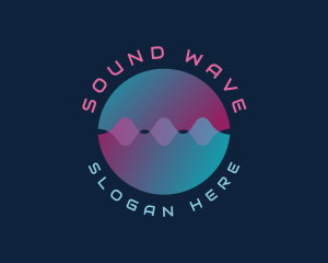 Audio - Digital Sound Audio Wave logo design