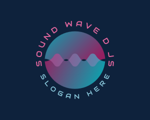 Digital Sound Audio Wave  logo design