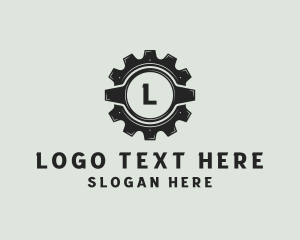 Automotive Gear Cogs Mechanic Logo