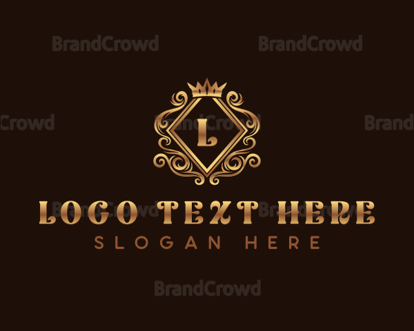 Premium Crest Crown Logo