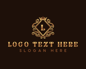 Ornamental - Premium Crest Crown logo design