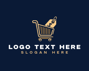 Discount Store - Shopping Price Tag logo design