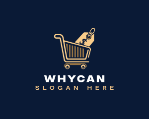 Online Shop - Shopping Price Tag logo design