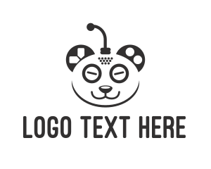Gaming Panda Mascot  Logo