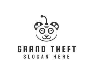 Bear - Game Controller Panda logo design