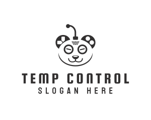 Game Controller Panda logo design