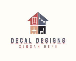 Interior Design Furniture logo design