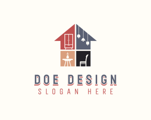 Interior Design Furniture logo design