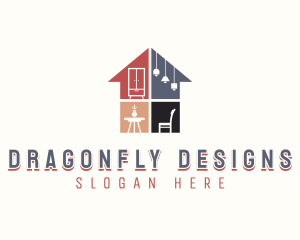 Interior Design Furniture logo design