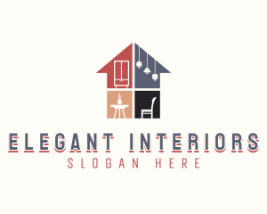 Interior Design Furniture logo design