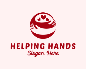 Hands - Romantic Love Hands logo design