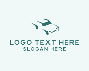 Negative Space - Car Vehicle Driving logo design