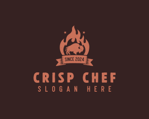 Beef Barbecue Grill logo design