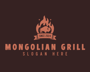 Beef Barbecue Grill logo design