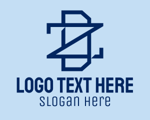 Monogram - D & Z Monogram logo design
